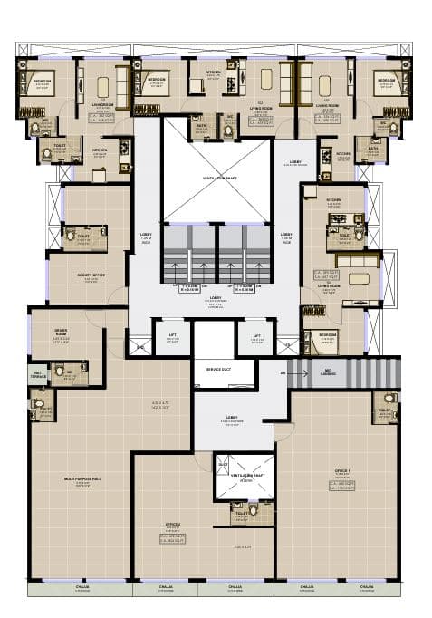 1ST FLOOR FURNITURE PLAN