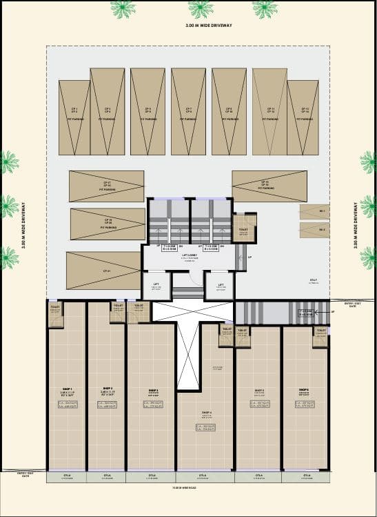 GROUND FLOOR FURNITURE PLAN